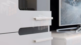 Набор мебели Фьюжн №1 - ГН-260.001 Белый, Белый глянец