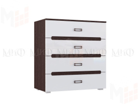 Комод Ким (белый/венге)