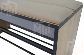 Тумба Ольга-Лофт 52 Дуб Крафт Золотой/Темно-Серый