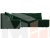Угловой диван Амадэус левый угол (Зеленый)