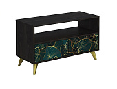 Тумба Фьюжн Арт ТМ-005 камень угольный/Tropical