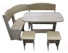 Кухонный уголок Весна с раскладным столом (сонома)