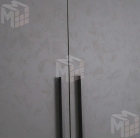 Шкаф 2-х створчатый Нильс Дуб Эльза/Темно-Серый Лофт