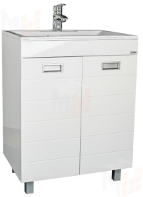 Тумба под умывальник "Elen 65" Cube без ящика Домино