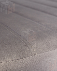 Стул барный DOBRIN CHARLY GOLD (серый велюр (MJ9-75))