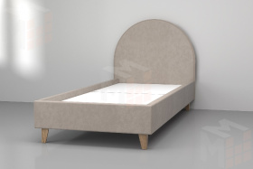 Кровать 014 Бежевая 800х1900