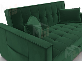 Диван прямой Лига-104 (140) ( SEVEN 626 зеленый )