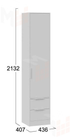 Шкаф для белья Марли - 403.006.000 Белый