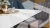 Стол обеденный раздвижной Конкорд Тип 2  Черный муар, Стекло матовое белый мрамор