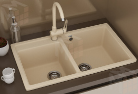 Двухсекционная мойка ULGRAN U-200