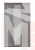 Шкаф Мокко 3-дверный с зеркалом серый камень