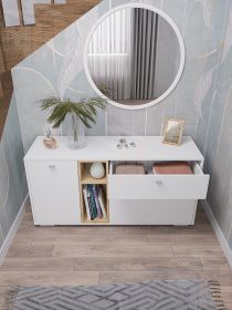 Комод Ланс К-101 белый