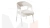 Кресло Техас 1 - W-101 Белый матовый, тк. №208 Велюр Jercy cream