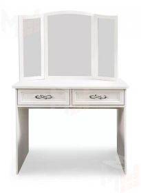 Туалетный столик Мишель белый матовый, без зеркала