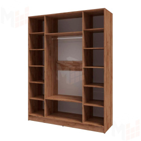 Шкаф Вегас 1600 дуб крафт табачный/дуб крафт белый