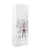 Шкаф Вега New Girl (белый)