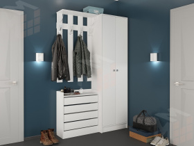 Прихожая Ямайка (вариант 2) белый