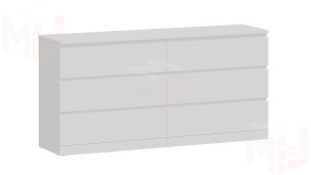 Комод Varma 6D белый