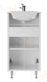 Тумба под умывальник "Дора 45 Классик" без ящика Айсберг