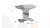 Стол обеденный Портофино - СМ(ТД)-105.01.11(1) Серое, Стекло серое матовое LUX