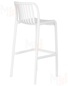 Стул барный DOBRIN CHLOE BAR (белый)