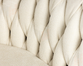 Стул барный DOBRIN LEON (кремовая ткань (LAR 275-33))