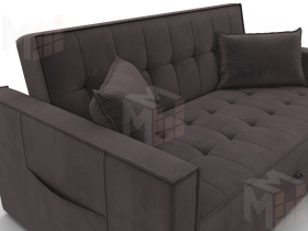 Диван прямой Лига-104 (140) ( SEVEN 727 коричневый )