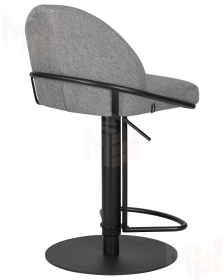 Стул барный DOBRIN OLIVER (серая ткань (FLY1347-17))