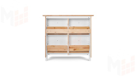 Тумба для обуви из массива Кымор 107 белая