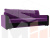 Диван прямой Ник-3 (Фиолетовый\Черный)