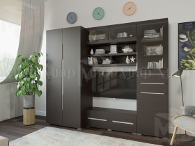 Гостиная Эколь-01 (шоколад/венге)