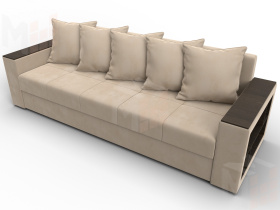 Диван прямой Дубай Лайт ( SEVEN 729 бежевый )