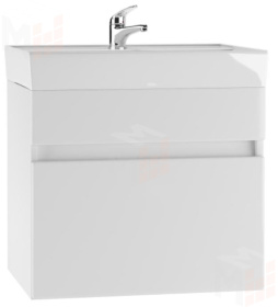 Тумба подвесная под умывальник "Енисей 60" Классик с одним ящиком В1 Айсберг