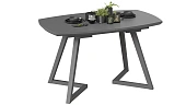 Стол обеденный TESCA 2 Графит, Стекло графит матовое
