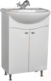 Тумба под умывальник "Уют 60 Волна" без ящика Айсберг