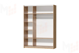 Шкаф купе Иннэс-5 (1.6) Крафт золотой