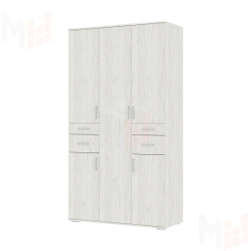 Шкаф Нельсон ШК-02 дуб крафт белый