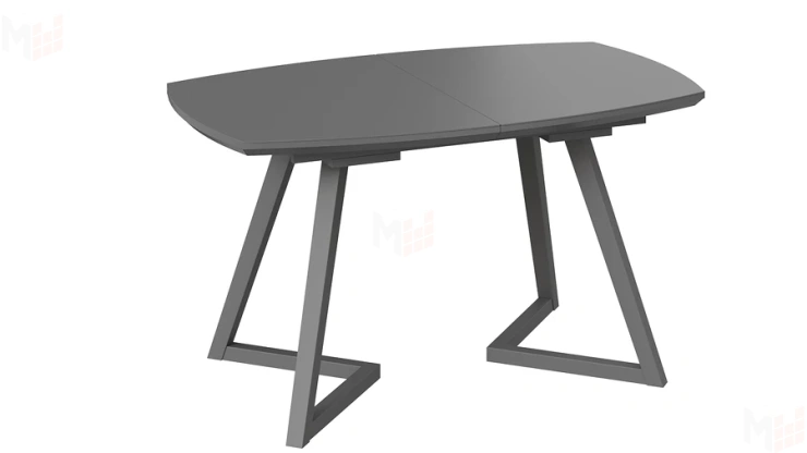 Стол обеденный TESCA 2 Графит, Стекло графит матовое