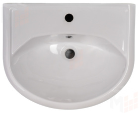 Тумба под умывальник Домино "Уют 55 Волна" без ящика Айсберг