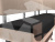 Кухонный угловой диван Альфа правый угол (Черный\Бежевый)